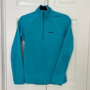 Patagonia R1 Daily Zip Neck - Curacao Blue - XS. EUC!